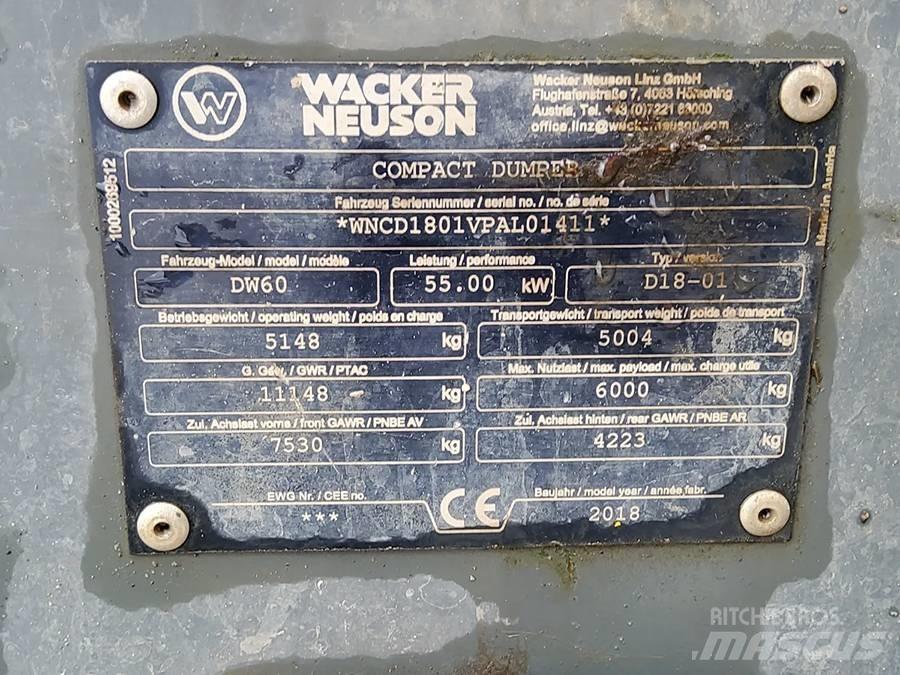 Wacker Neuson DW 60 Stavebné sklápače