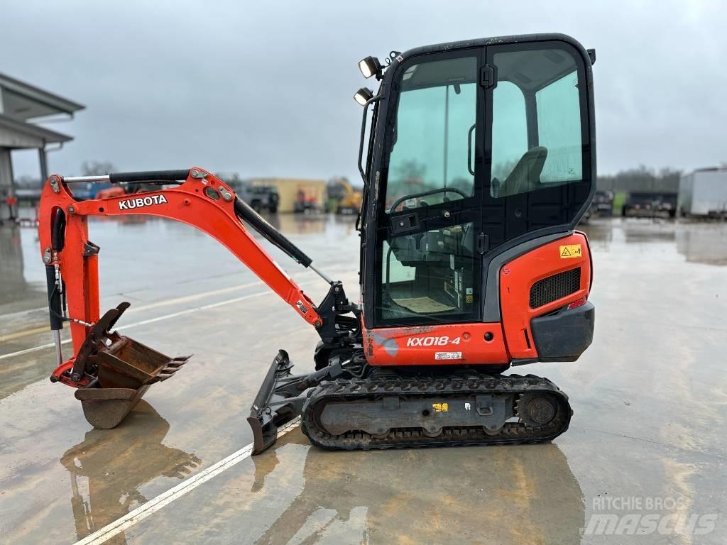 Kubota KX 018-4 Mini rýpadlá < 7t
