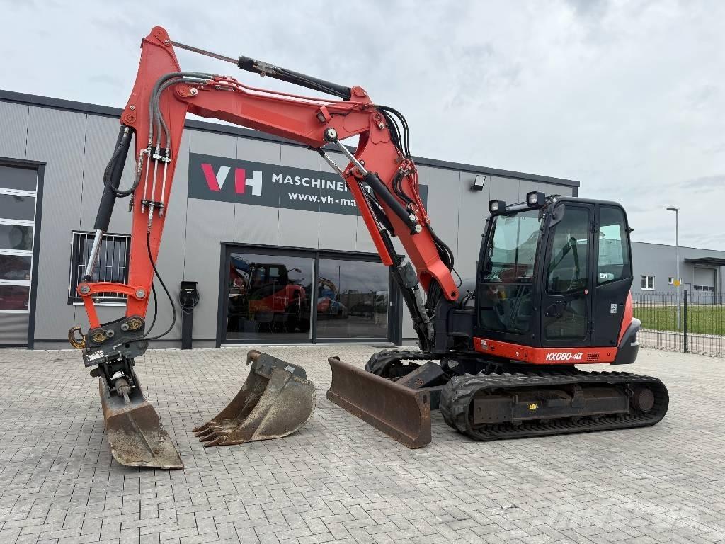 Kubota KX 080-4 Midi rýpadlá 7 t - 12 t