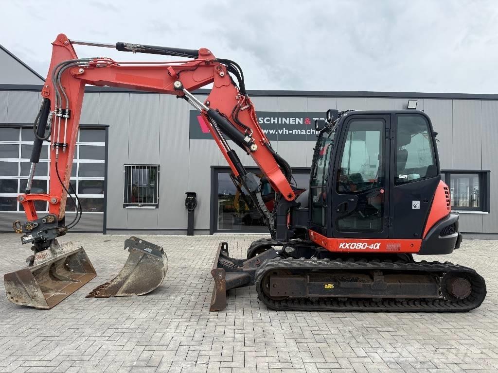 Kubota KX 080-4 Midi rýpadlá 7 t - 12 t