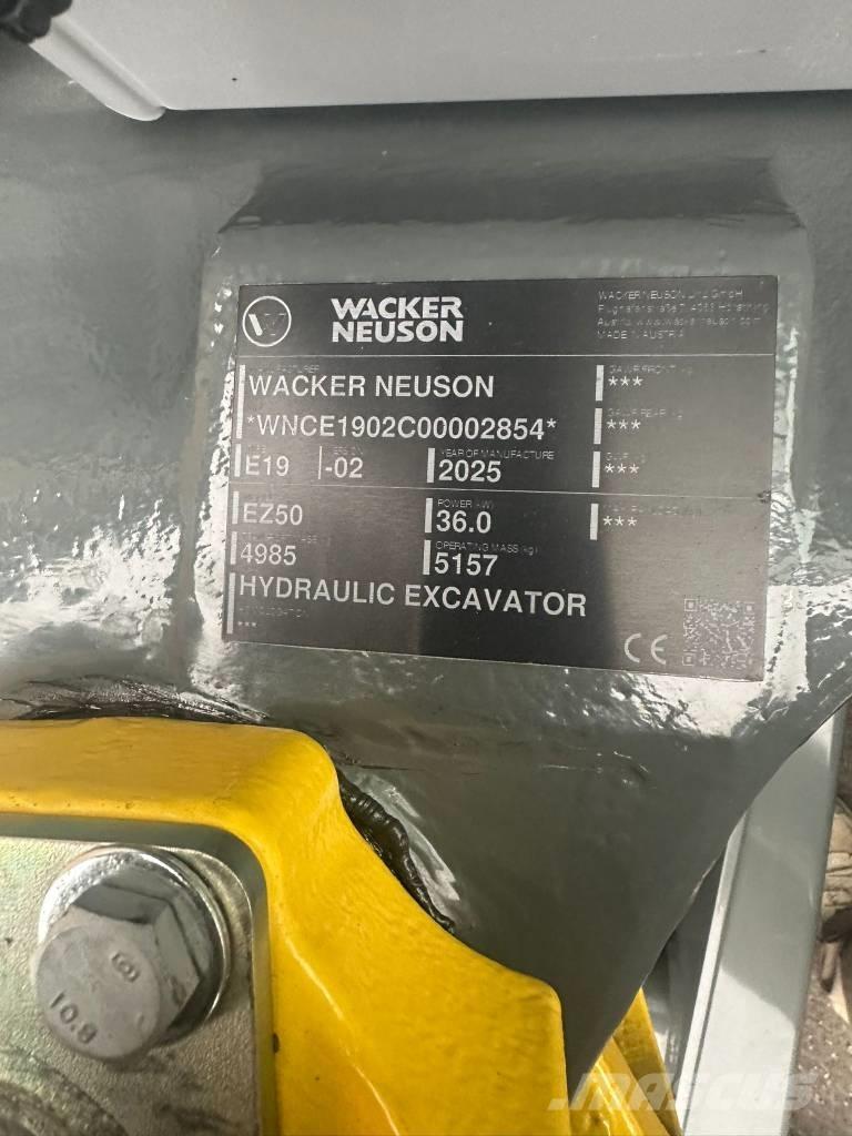 Wacker Neuson EZ 50 Mini rýpadlá < 7t