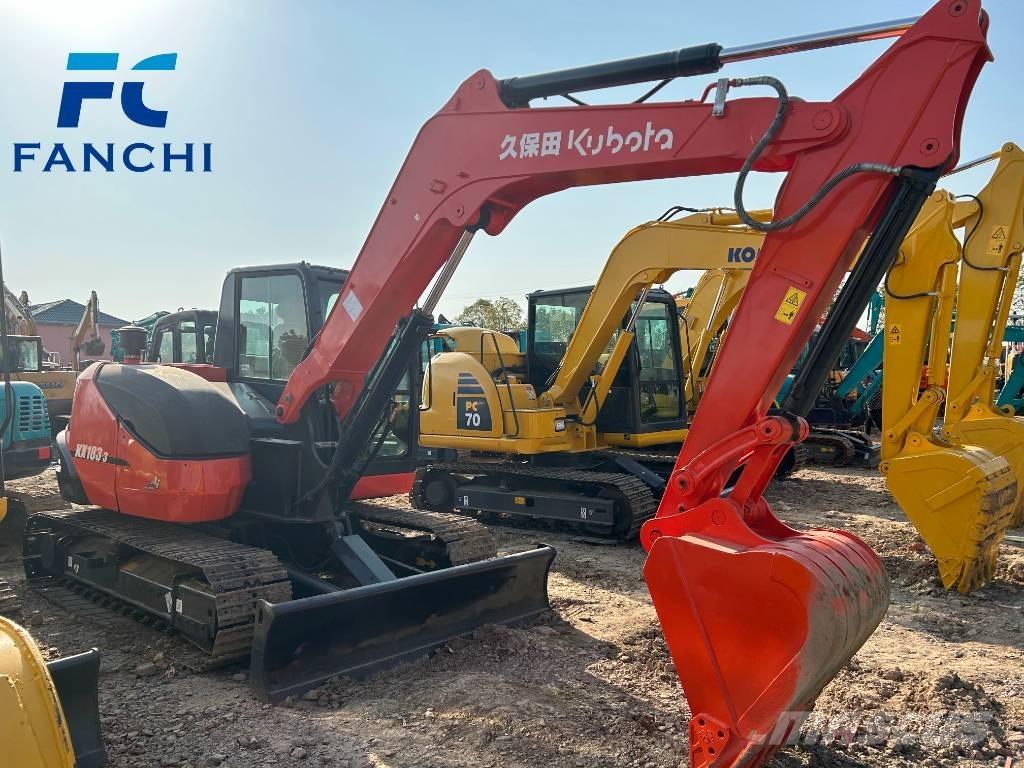 Kubota kx163 Pásové rýpadlá