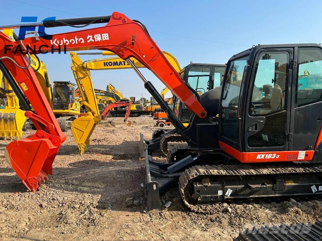 Kubota kx163 Pásové rýpadlá