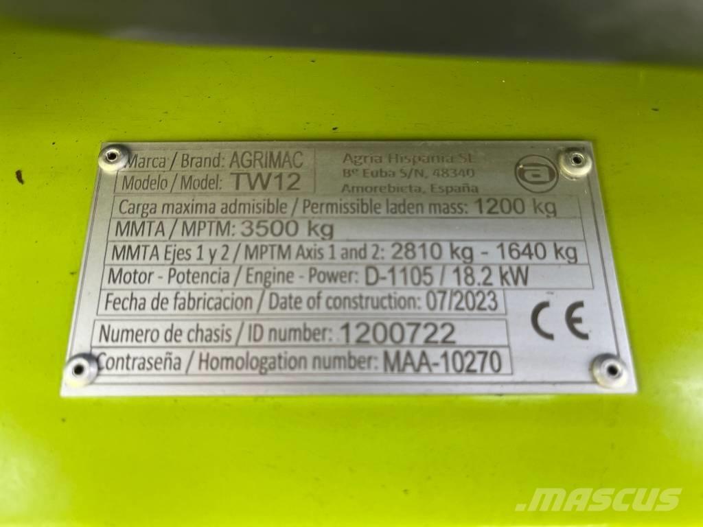 Agrimac TW 12 4x4 Dieselové vozíky