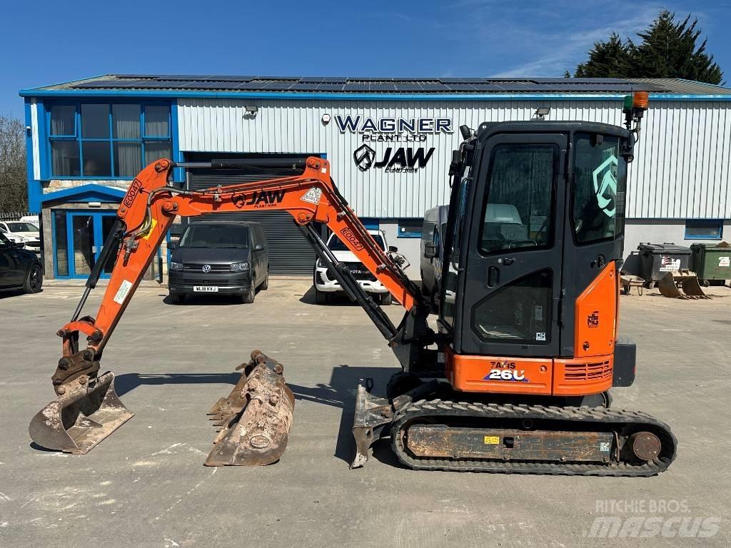 Hitachi ZX 26 U-6 Mini rýpadlá < 7t