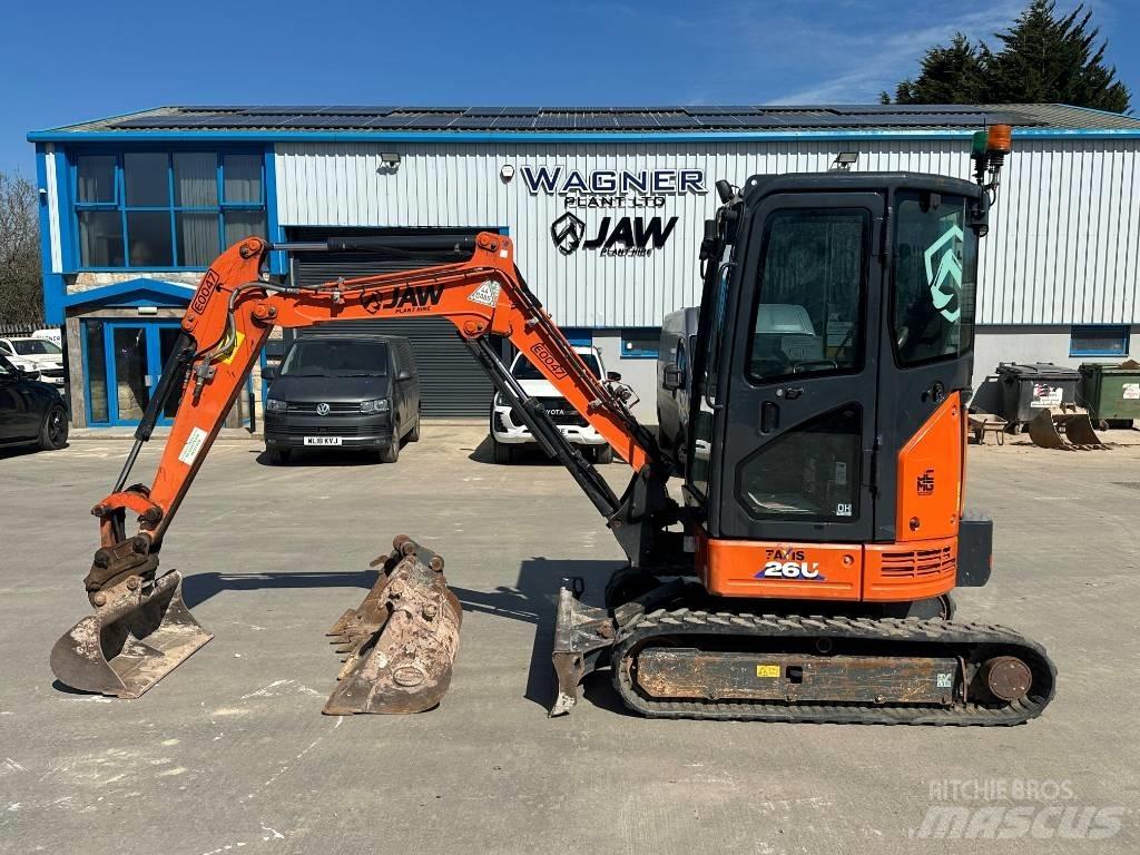 Hitachi ZX 26 U-6 Mini rýpadlá < 7t