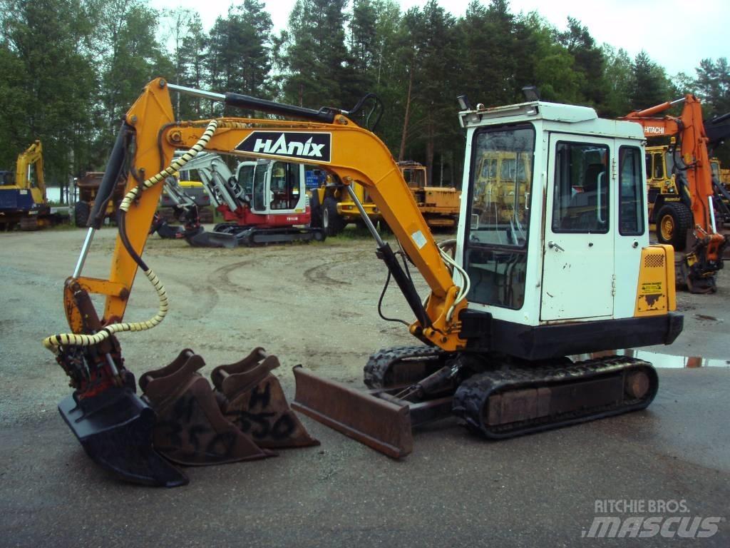 Hanix N 350-2 Mini rýpadlá < 7t