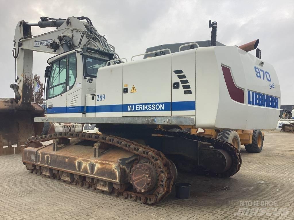 Liebherr R970 SME Pásové rýpadlá