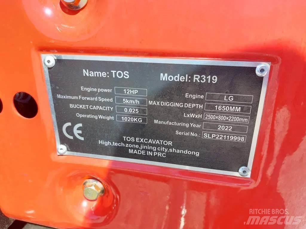 TOS R319 Mini rýpadlá < 7t