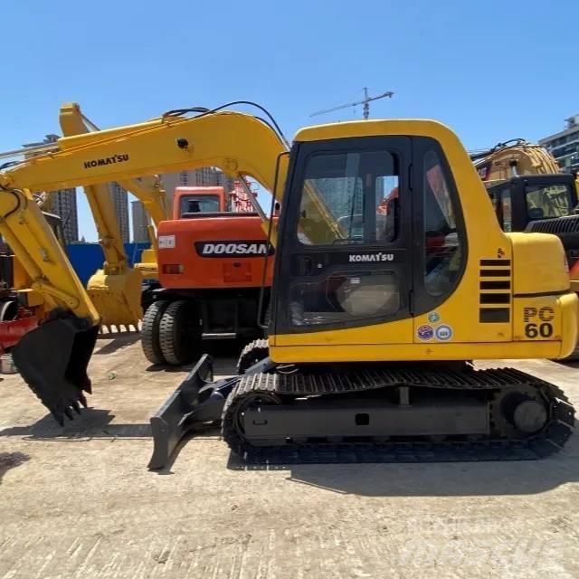 Komatsu PC60-7 Pásové rýpadlá