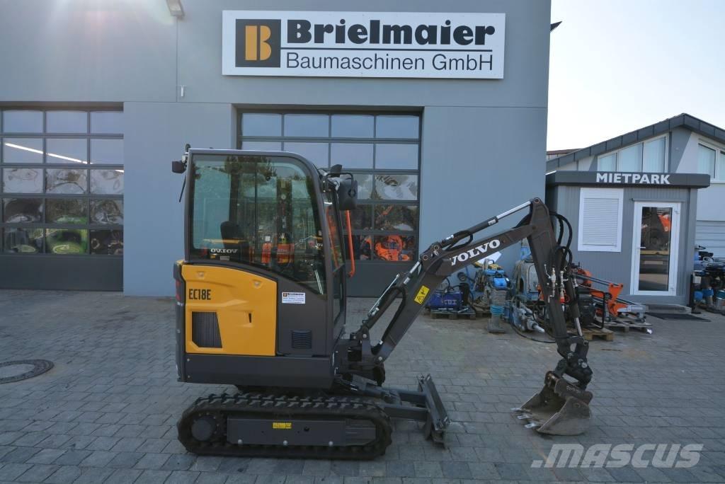 Volvo EC 18 E Mini rýpadlá < 7t
