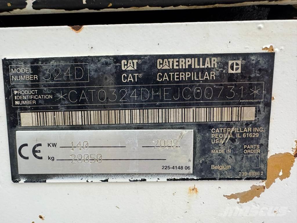 CAT 324DLN Pásové rýpadlá
