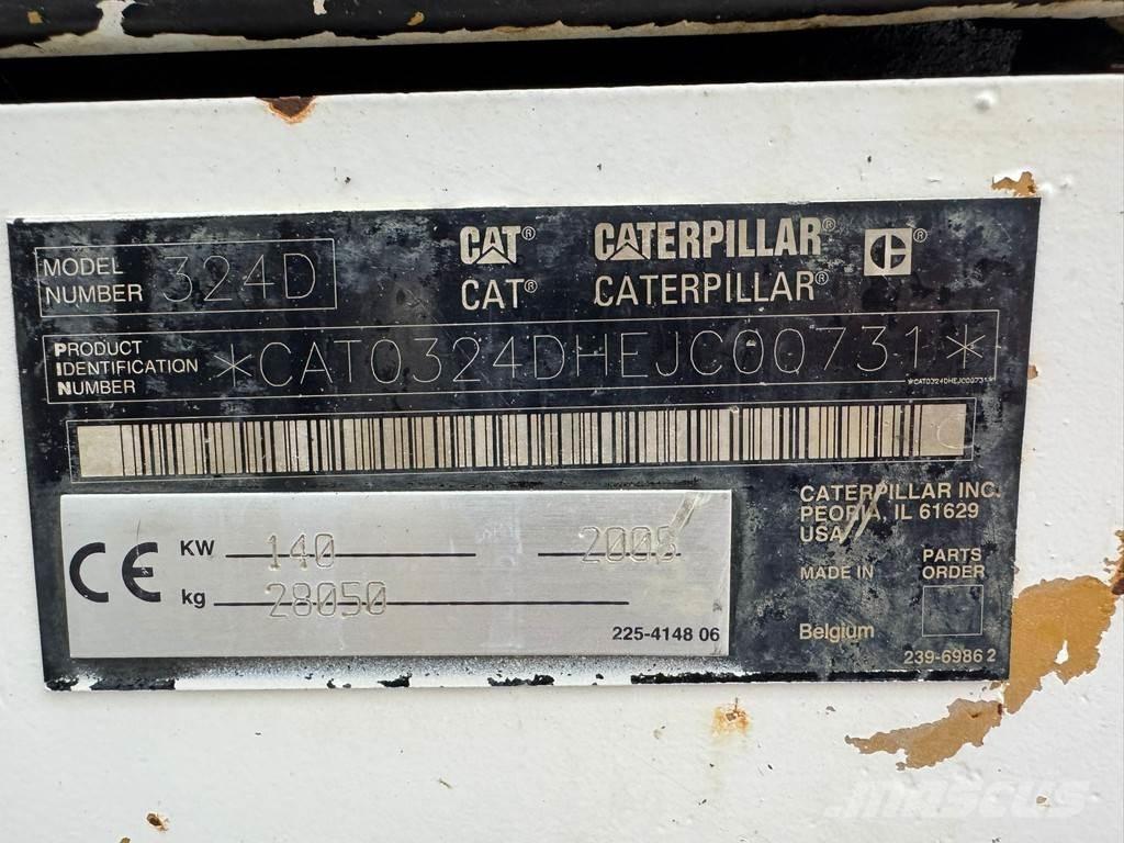 CAT 324DLN Pásové rýpadlá