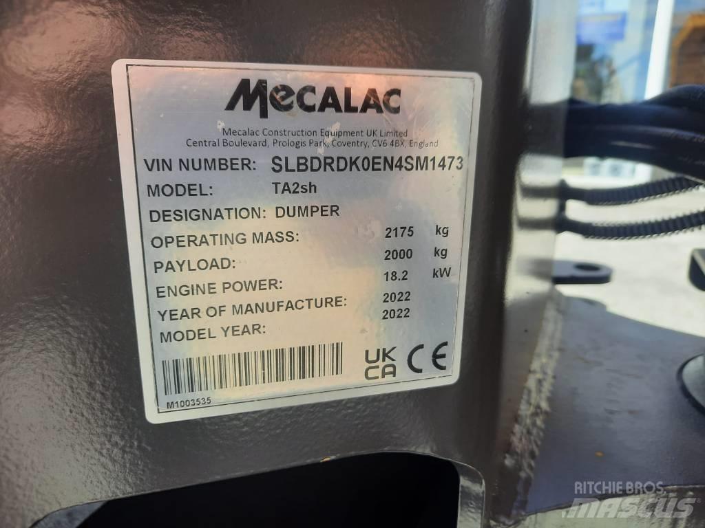 Mecalac TA2SH Stavebné sklápače