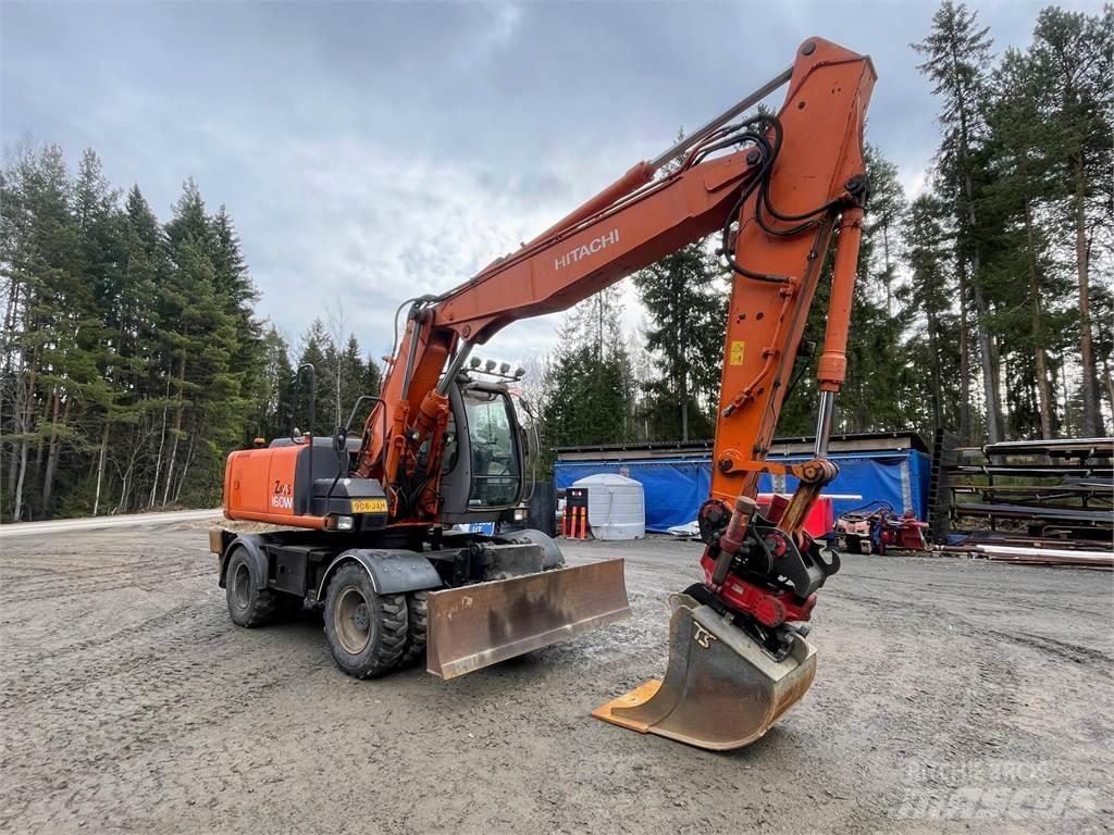Hitachi ZX 160W Kolesové rýpadlá