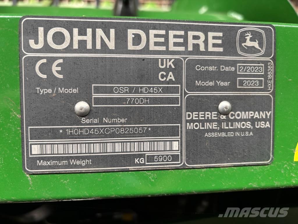 John Deere X9 1000 Kombinované zberacie stroje