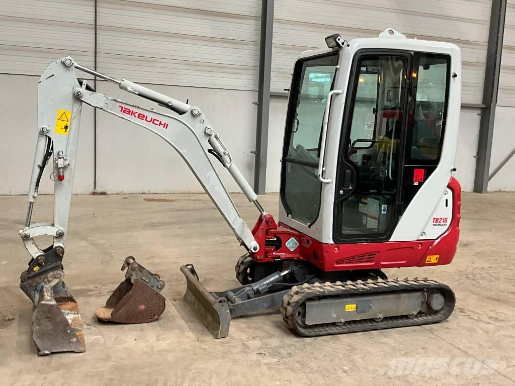 Takeuchi TB 216 Mini rýpadlá < 7t