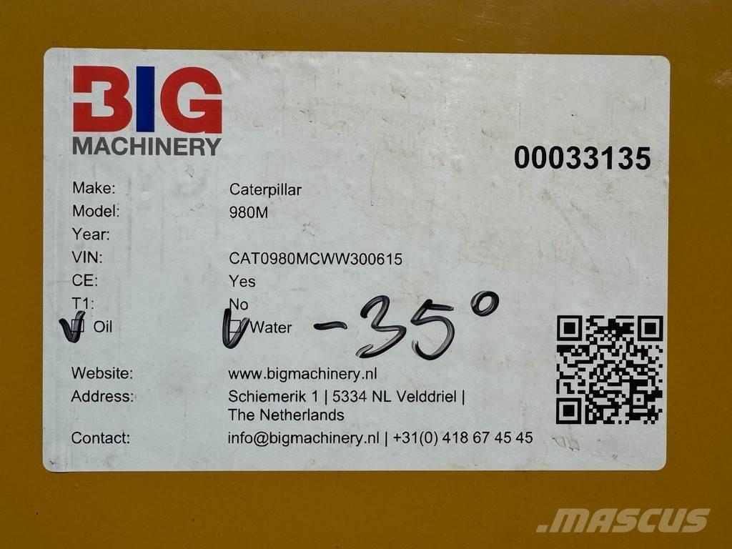 CAT 980M Kolesové nakladače
