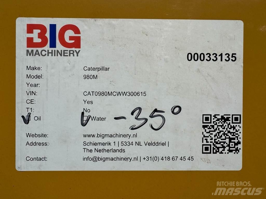 CAT 980M Kolesové nakladače