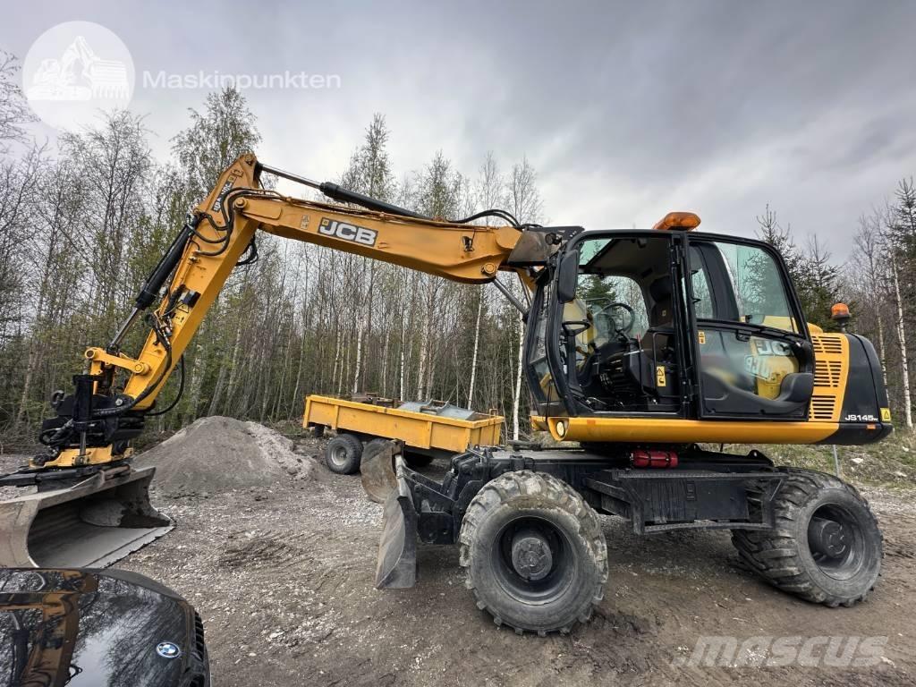 JCB JS 145 W Kolesové rýpadlá