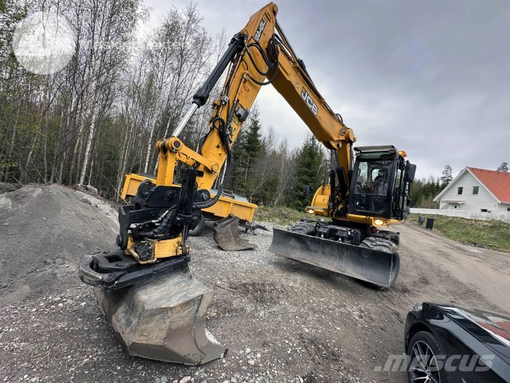 JCB JS 145 W Kolesové rýpadlá