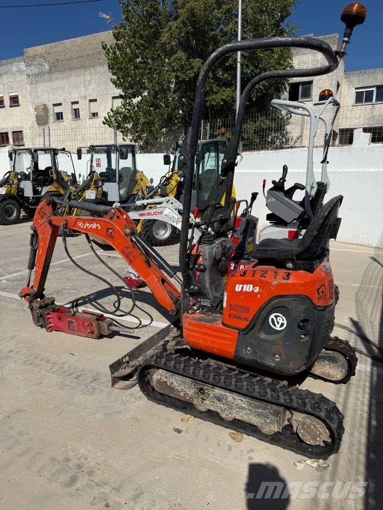 Kubota U 10-3 Mini rýpadlá < 7t