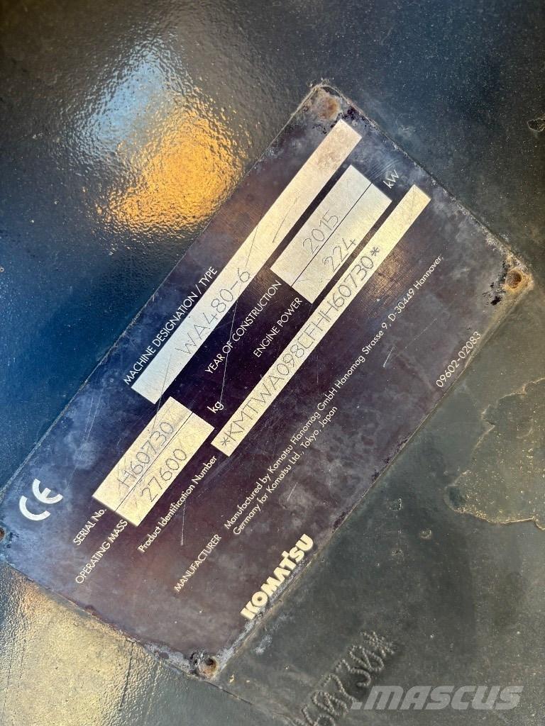 Komatsu WA 480-6 Kolesové nakladače