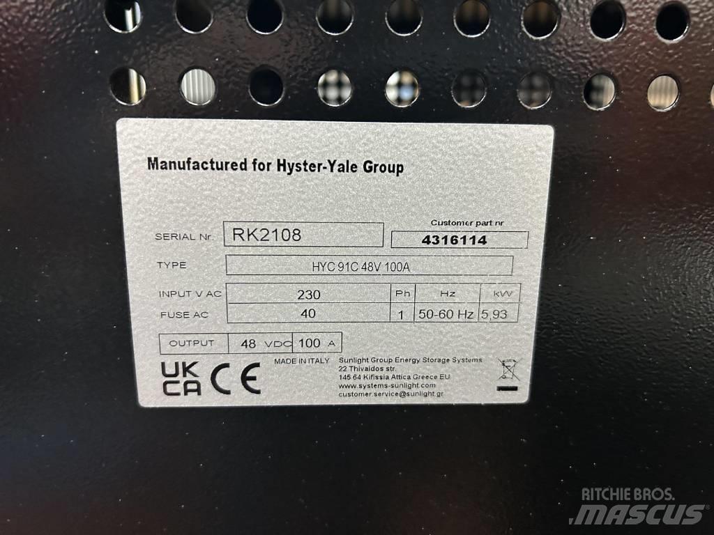 Hyster HYC 91C Nabíjačky