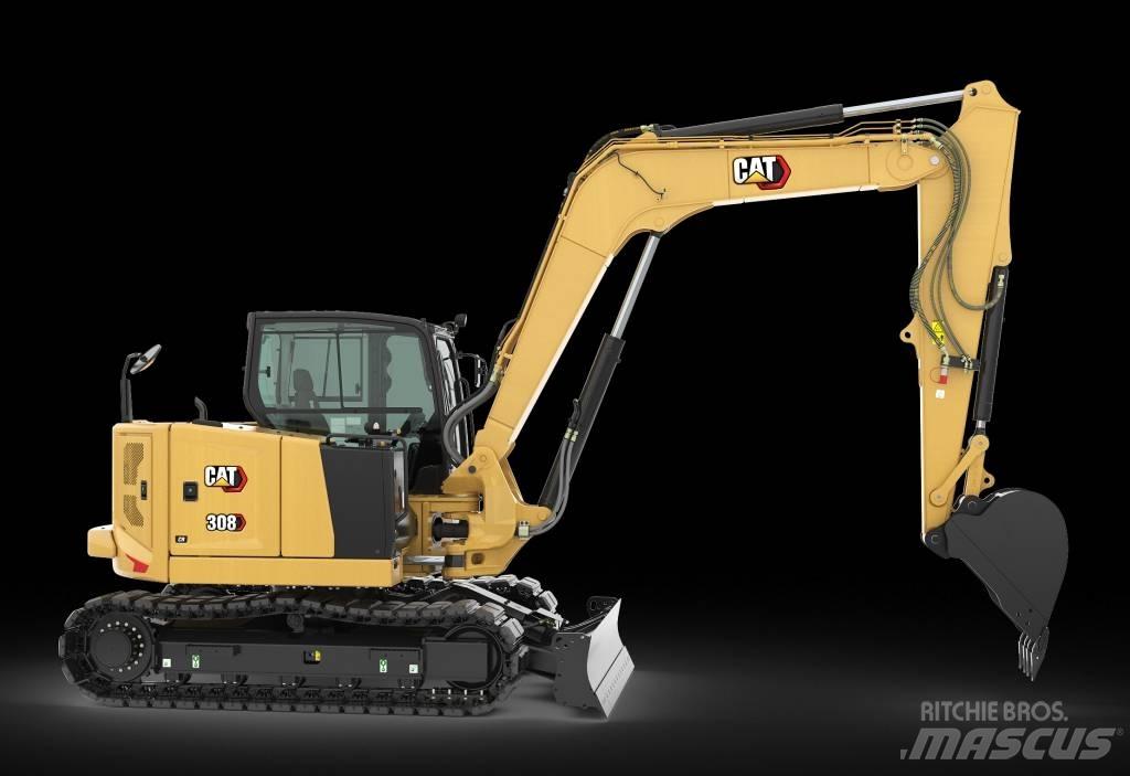 CAT 308 Midi rýpadlá 7 t - 12 t