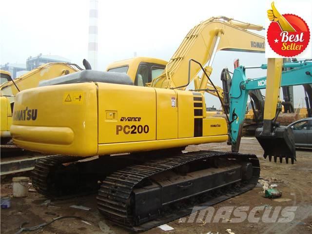 Komatsu PC 200 Pásové rýpadlá