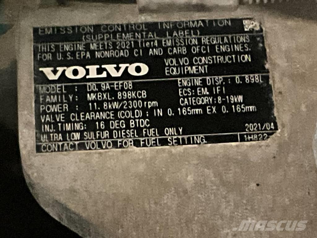 Volvo EC 18 E Mini rýpadlá < 7t