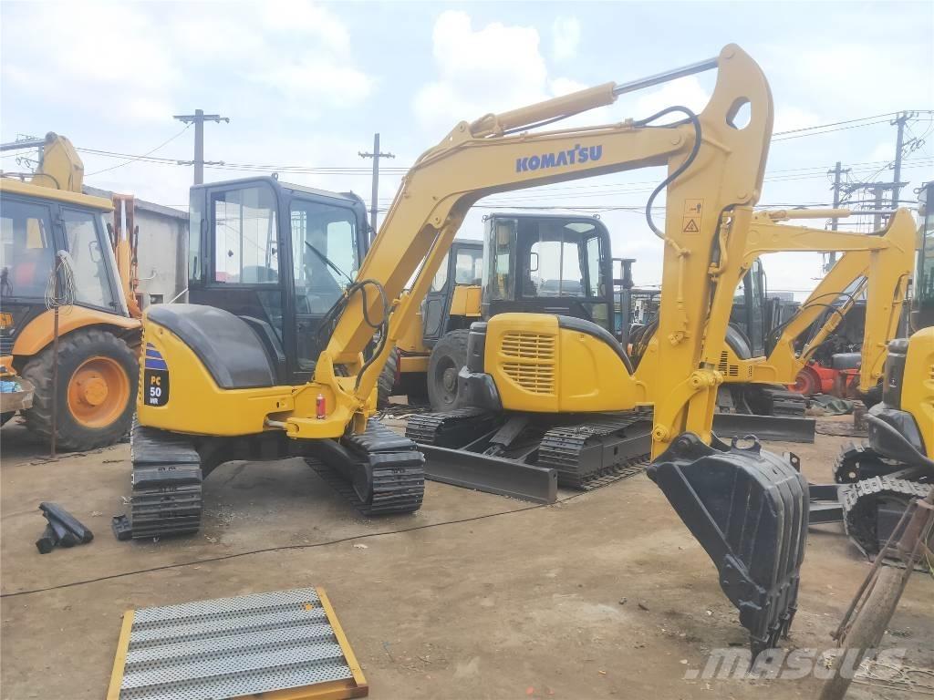 Komatsu PC 50 MR Pásové rýpadlá