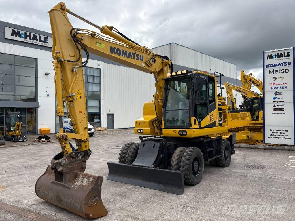 Komatsu PW148-11 Kolesové rýpadlá