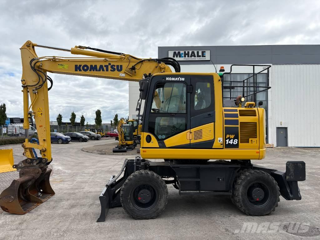 Komatsu PW148-11 Kolesové rýpadlá