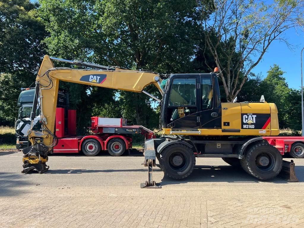 CAT M316D Kolesové rýpadlá