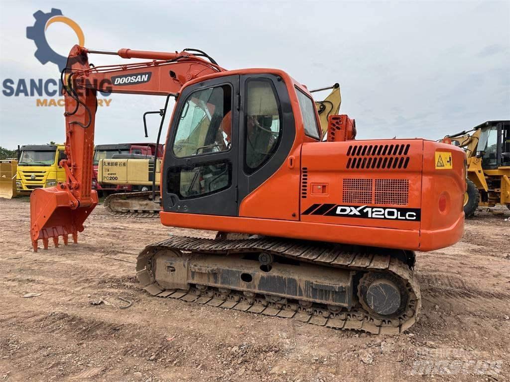 Doosan DX 120 Midi rýpadlá 7 t - 12 t