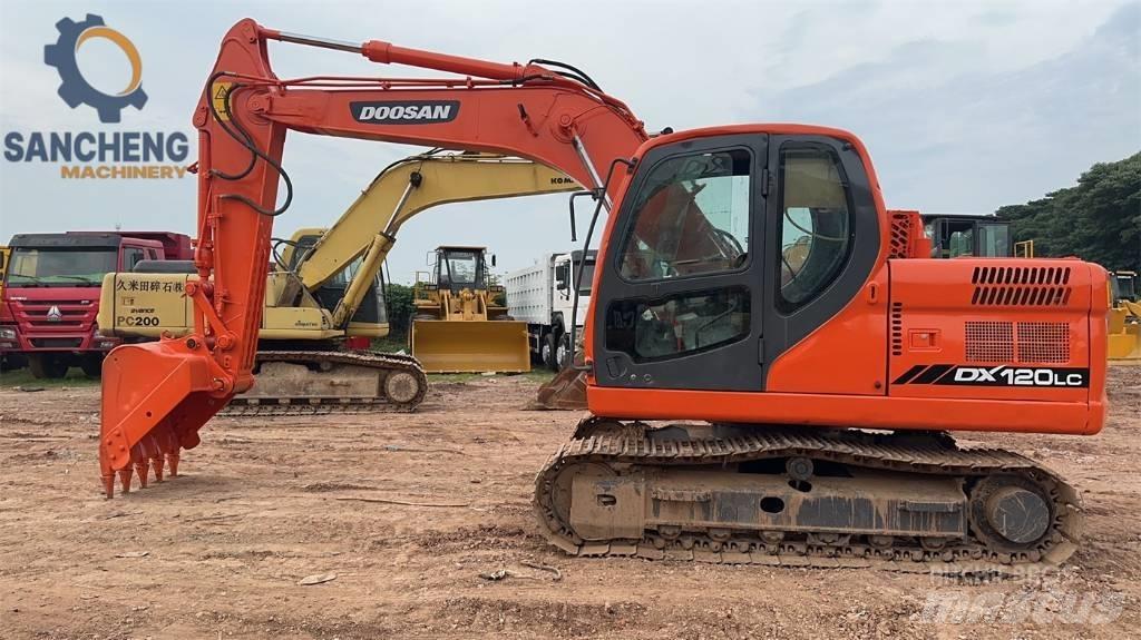 Doosan DX 120 Midi rýpadlá 7 t - 12 t