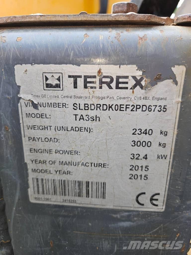 Terex TA 3SH Stavebné sklápače