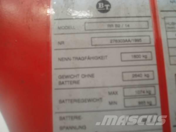 BT RR B2/14 Teleskopické manipulátory