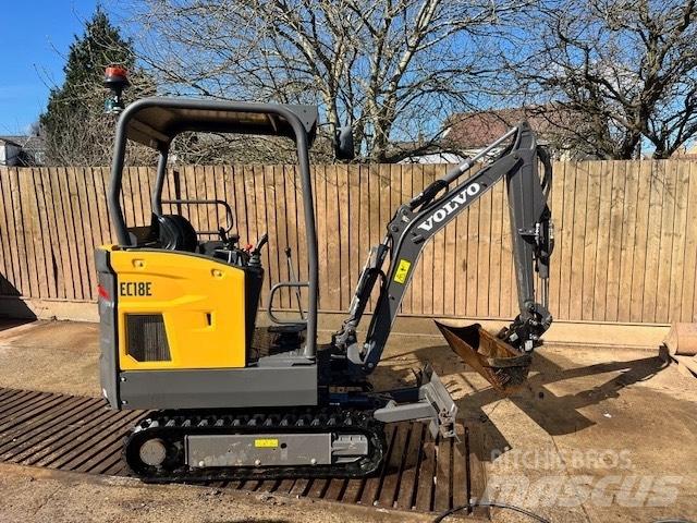 Volvo EC 18 E Mini rýpadlá < 7t