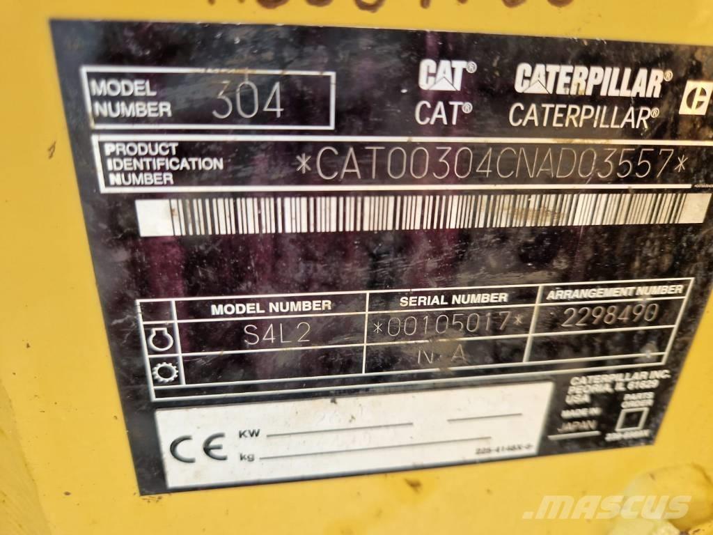CAT 304 CR Mini rýpadlá < 7t