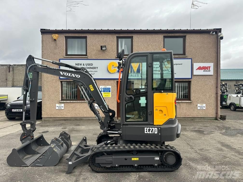 Volvo EC 27 D Mini rýpadlá < 7t