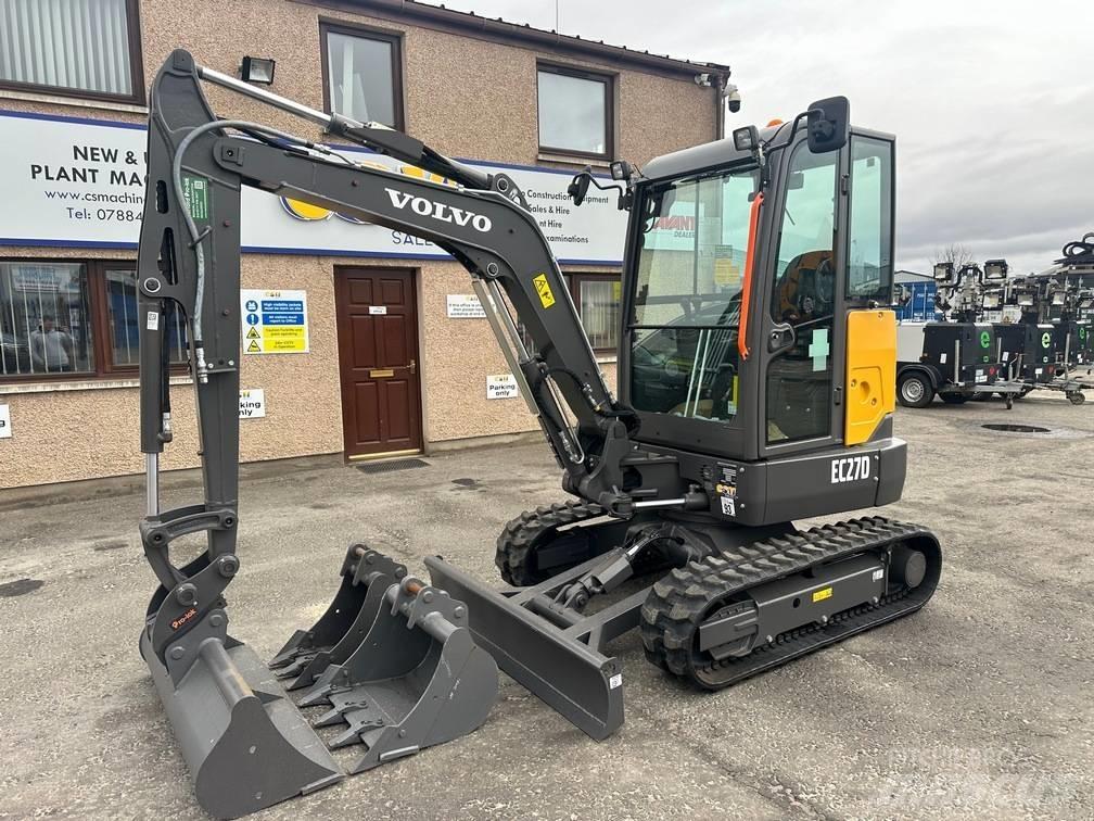 Volvo EC 27 D Mini rýpadlá < 7t