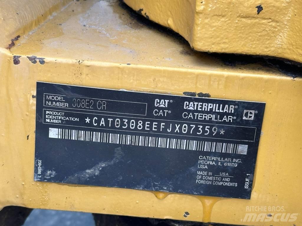 CAT 308 E 2 CR Midi rýpadlá 7 t - 12 t