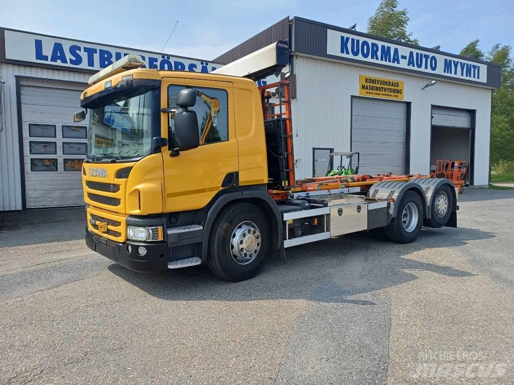 Scania P 370 Hákový nosič kontajnerov