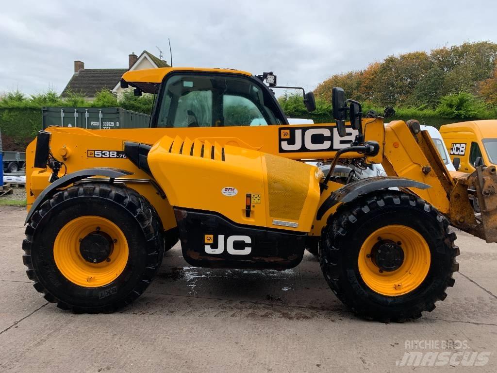 JCB 538-70 Teleskopické nakladače pre poľnohospodárstvo