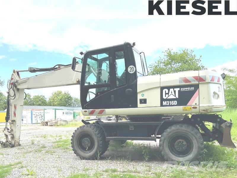 CAT M 316 D Kolesové rýpadlá