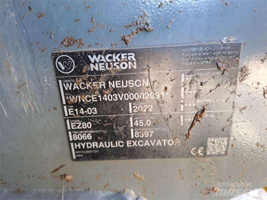 Wacker Neuson EZ80 Pásové rýpadlá