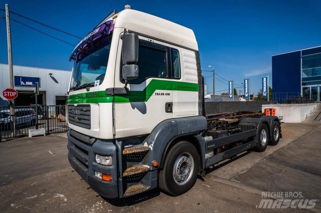 MAN TGA 26.430 LL Hákový nosič kontajnerov