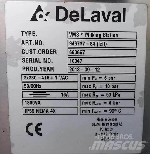 Delaval VMS Ďalšie stroje a zariadenia pre živočíšnu výrobu